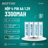 Bộ 4 Pin Sạc Beston AA 1.2V Ni-MH 1.200-3.300mAh Dùng Cho Micro - 69.000 VNĐ