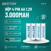 Bộ 4 Pin Sạc Beston AA 1.2V Ni-MH 1.200-3.300mAh Dùng Cho Micro - 69.000 VNĐ 7