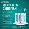 Bộ 4 Pin Sạc Beston AA 1.2V Ni-MH 1.200-3.300mAh Dùng Cho Micro - 69.000 VNĐ 8