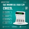 Bộ 4 Pin Sạc Beston AA 1.2V Ni-MH 1.200-3.300mAh Dùng Cho Micro - 69.000 VNĐ 10