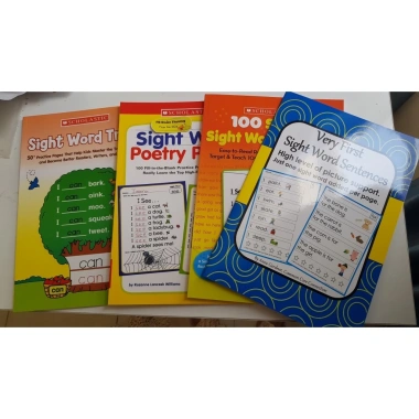 Bộ 4 quyển Sight Words cho bé 3-8 tuổi - Nhận diện từ, file nghe, giá 165.000 VND Bộ 4 quyển Sight Words cho bé 3-8 tuổi - Nhận diện từ, file nghe, giá 165.000 VND
