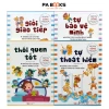 Bộ 4 Sách Kỹ Năng Sống Cho Bé – Giao Tiếp, Tự Thoát Hiểm, Thói Quen Tốt, Tự Bảo Vệ – Giá 49.000đ