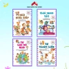 Bộ 4 sách kỹ năng sống trẻ: tự bảo vệ, thoát hiểm, giao tiếp, thói quen tốt – 42k