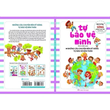 Bộ 4 Sách Rèn Luyện Kỹ Năng Sống Trẻ Em: Giao Tiếp, Thói Quen Tốt, Tự Thoát Hiểm, Tự Bảo Vệ - Giá 199.000₫ 5