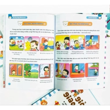 Bộ 4 Sách Rèn Luyện Kỹ Năng Sống Trẻ Em: Giao Tiếp, Thói Quen Tốt, Tự Thoát Hiểm, Tự Bảo Vệ - Giá 199.000₫ 7