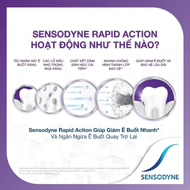 Bộ 4 Sensodyne Rapid Action 100g - Giảm ê buốt nhanh, Giá ưu đãi 376.200 VND 6