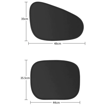 Bộ 4 tấm che nắng ô tô gấp gọn, lực hút tĩnh điện chắc chắn, giá 95.000 VND