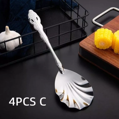 Bộ 4 Thìa Đo Nhà Bếp NcVHrt Thép Không Gỉ - Kích Thước Lớn, Nhẹ, Tái Sử Dụng, Giá Ưu Đãi 56.650đ