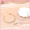 Bộ 4 Trang Sức Cô Dâu – Vòng Cổ, Vòng Tay, Bông Tai, Nhẫn – Thời Trang Sang Trọng, Chỉ 62,150₫ 2