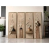 Bộ 4 tranh canvas phong cách cổ điển - Trang trí phòng trà, thiền, khách, nhà hàng, giảm giá 336.600 ₫ 3
