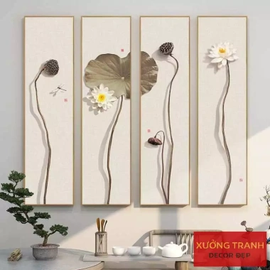 Bộ 4 tranh canvas phong cách cổ điển - Trang trí phòng trà, thiền, khách, nhà hàng, giảm giá 336.600 ₫ 6 Bộ 4 tranh canvas phong cách cổ điển - Trang trí phòng trà, thiền, khách, nhà hàng, giảm giá 336.600 ₫ 6