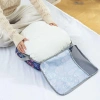 Bộ 4 Túi Bảo Quản Nén Gập Lại Dung Tích Lớn Giặt Được Túi Vali In Hình 6