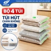 Bộ 4 Túi Hút Chân Không Đựng Chăn Màn Quần Áo - Tiết Kiệm Diện Tích, Giá 30.000