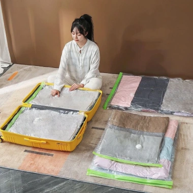 Bộ 4 Túi Hút Chân Không Đựng Chăn Màn Quần Áo - Tiết Kiệm Diện Tích, Giá 30.000 5