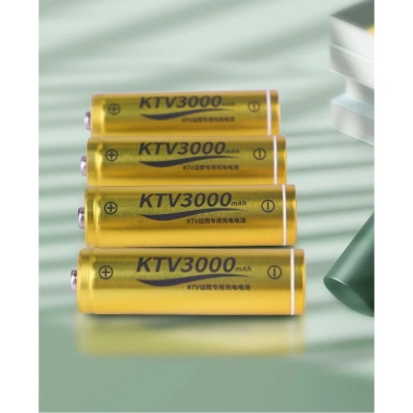 Bộ 4 viên Pin Tiểu Sạc AA Doublepow 3.000mAh Vàng - Cho Micro Karaoke, Giá ưu đãi 188.000₫ 8