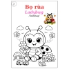 Bộ 40 Tranh Tô Màu Song Ngữ Việt Anh cho Bé - Giấy Dày 100gsm, Không Lem Màu, Giá giảm 39.999, phù hợp trẻ 3-6 tuổi 4