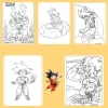 Bộ 40/20/10 tờ tranh tô màu Goku ngọc rồng giấy A4 A5 dày 160gsm GK401D giảm còn 22.800 VND 7