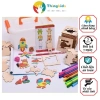 Bộ 48 Khuôn Vẽ Tranh và Tô Màu Gỗ Cho Bé - Kèm Bút, Giá Ưu Đãi 118k - Thngkids 7