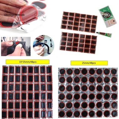 Bộ 48 miếng dán lốp xe đạp - Sửa thủng nhanh, bền bỉ, giá chỉ 58.666₫ 4