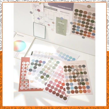 Bộ 48 sticker dán hình tròn đa màu - Bullet Journal & Planner, giá ưu đãi 21.480₫ 2 Bộ 48 sticker dán hình tròn đa màu - Bullet Journal & Planner, giá ưu đãi 21.480₫ 2