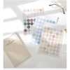 Bộ 48 sticker dán hình tròn đa màu sắc cho Bullet Journal & Planner - Giá 15.000 VNĐ 3