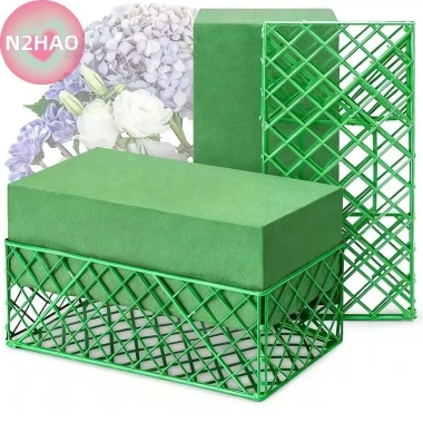 Bộ 5-20 chiếc Nhựa Hoa Xốp Lồng Giá Đỡ Chân Đế Chữ Nhật - Hỗ Trợ Cắm Hoa Bùn Bộ 5-20 chiếc Nhựa Hoa Xốp Lồng Giá Đỡ Chân Đế Chữ Nhật - Hỗ Trợ Cắm Hoa Bùn