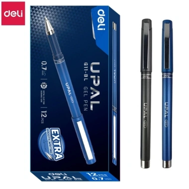 Bộ 5 bút gel nước Deli Upal G11 0.7mm - Bút ký G11-BL, ruột EG14, chỉ 90.000₫