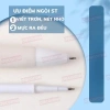 Bộ 5 bút gel nước vỏ trắng và 50 ngòi 0.5mm, mực đen viết êm mượt, phù hợp học sinh sinh viên văn phòng - Giá chỉ 40.900 VND 9