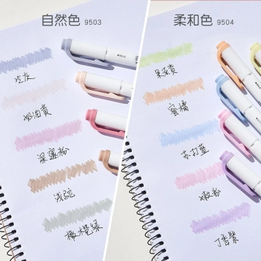 Bộ 5 bút highlight hai đầu bảo vệ mắt – viết êm, đa màu, bút đánh dấu văn phòng phẩm sáng tạo – 36.189₫ 6