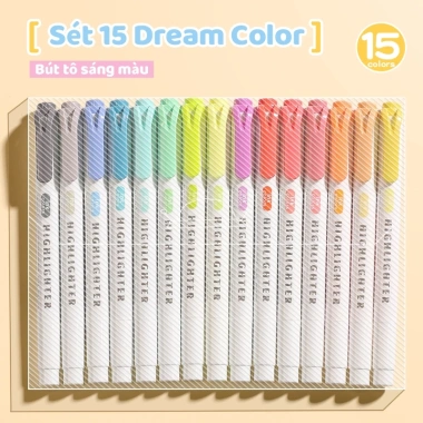 Bộ 5 bút highlight hai đầu M.Y – Đánh dấu sắc nét, viết êm tay, chỉ 27.000₫ 10