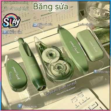 Bộ 5 Bút Xóa Kéo Gradient Đa Màu - Giá Ưu Đãi 40.870₫, Đồ Dùng Văn Phòng Dễ Thương, Sáng Tạo