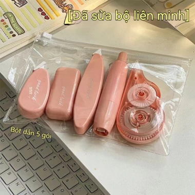 Bộ 5 Bút Xóa Kéo Gradient Đa Màu - Giá Ưu Đãi 40.870₫, Đồ Dùng Văn Phòng Dễ Thương, Sáng Tạo 6