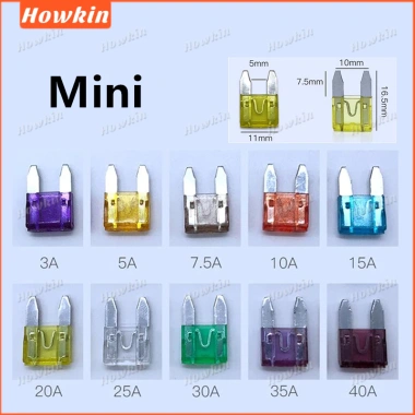 Bộ 5 Cầu Chì Ô Tô 2A-35A Tiêu Chuẩn Trung Bình, Tự Động - Giá chỉ 17.974₫ 9