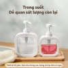 Bộ 5 chai chiết 500ml trong suốt - thiết kế đẹp, không rò rỉ, tiện lợi đựng sữa tắm, nước rửa tay, nước rửa chén, đồ gia đình - 31.000 VND 4