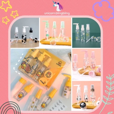 Bộ 5 Chai Lọ Chiết Mỹ Phẩm Du Lịch Công Tác Cute Dễ Thương, Loại To - 61.750₫