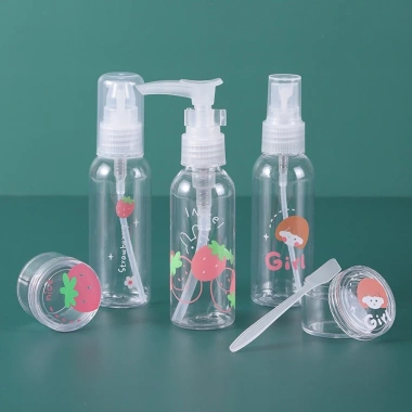 Bộ 5 Chai Lọ Chiết Mỹ Phẩm Du Lịch Công Tác Cute Dễ Thương, Loại To - 61.750₫