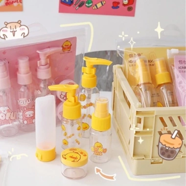 Bộ 5 Chai Lọ Chiết Mỹ Phẩm Du Lịch Công Tác Cute Dễ Thương, Loại To - 61.750₫