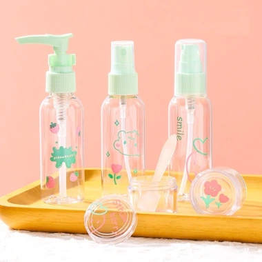 Bộ 5 Chai Lọ Chiết Mỹ Phẩm Du Lịch Công Tác Cute Dễ Thương, Loại To - 61.750₫