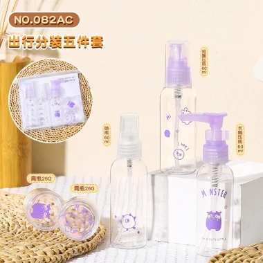 Bộ 5 Chai Lọ Chiết Mỹ Phẩm Du Lịch Công Tác Cute Dễ Thương, Loại To - 61.750₫ 10 Bộ 5 Chai Lọ Chiết Mỹ Phẩm Du Lịch Công Tác Cute Dễ Thương, Loại To - 61.750₫ 10