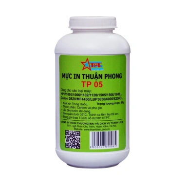 Bộ 5 chai Mực đổ Thuận Phong TP05 80g - Tương thích HP, Canon trục từ nhỏ, Giá ưu đãi 174k 2 Bộ 5 chai Mực đổ Thuận Phong TP05 80g - Tương thích HP, Canon trục từ nhỏ, Giá ưu đãi 174k 2