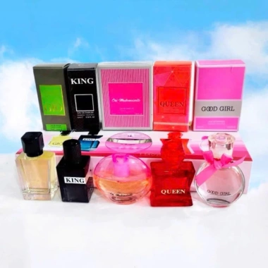 Bộ 5 chai nước hoa nam-nữ 10ml dạng chấm Giò King Ori Good Girl Queen - Giá ưu đãi 49k