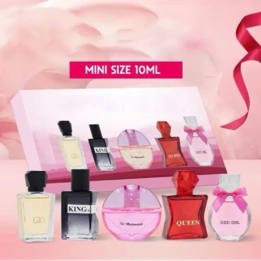 Bộ 5 chai nước hoa nam-nữ 10ml dạng chấm Giò King Ori Good Girl Queen - Giá ưu đãi 49k