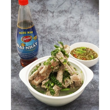 Bộ 5 chai Nước Mắm Barona 12 Độ Đạm 750ml - Tặng 500g Đường & 100g Bột Ngọt 7