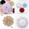 Bộ 5 chiếc hoa voan vải đốt cạnh nhân tạo handmade DIY - May táo, giá ưu đãi 114.480 2