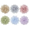 Bộ 5 chiếc hoa voan vải đốt cạnh nhân tạo handmade DIY - May táo, giá ưu đãi 114.480 6