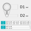 Bộ 5 chiếc Vòng Dẫn Hướng & Vòng Mắt - Sửa chữa cột xây dựng, cần câu, 46.542 VND 3