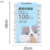 Bộ 5 cuộn 100 túi đựng rác mini dày, đẹp, độ bền cao, thùng rác để bàn nhỏ tiết kiệm không gian cho gia đình - Siêu tiện lợi, giá chỉ 31.900₫ 5