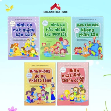Bộ 5 cuốn sách kỹ năng sống cho trẻ - Mình Cực Siêu, giá ưu đãi 424.800₫