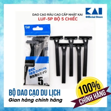 Bộ 5 dao cạo râu Nhật LUF-5P - Du lịch tiện lợi, chính hãng, chỉ 25.000₫ 2