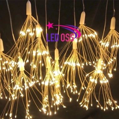 Bộ 5 Dây Đèn LED 600 Bóng Hình Pháo Hoa, Trang Trí Sân Vườn Giáng Sinh - 199.000₫ 3